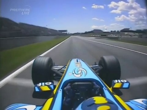 F1 – Jarno Trulli (Renault V10) Onboard – Spain 2004