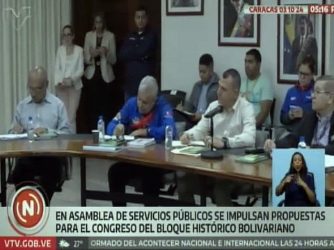 Caracas | Autoridades nacionales debaten propuestas de cara al Congreso del Bloque Histórico