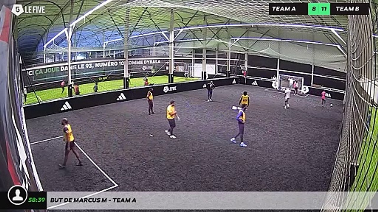 But de Marcus M - Team A