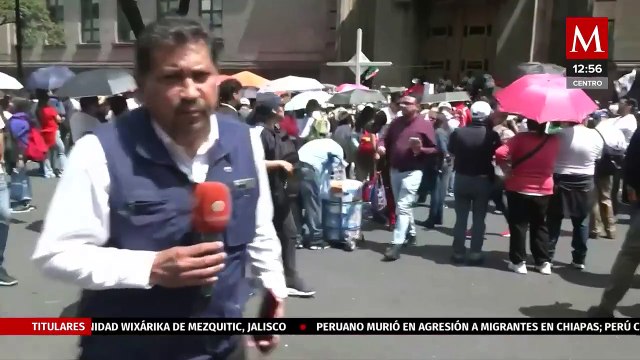 Protestan trabajadores del PJ en la SCJN previo a análisis de consultas sobre reforma judicial