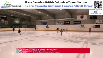 STAR 2 Girls & Boys - Group 7,8,9,10,11 & 12 - RINK 1 - 2024 BC/YT Section Super Series Autumn Leaves