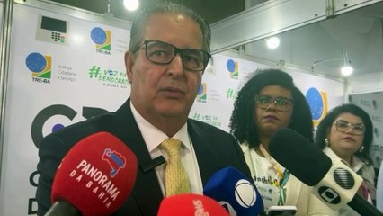 Presidente do TRE-BA ressalta operação conjunta com outros órgãos neste domingo de votação na Bahia