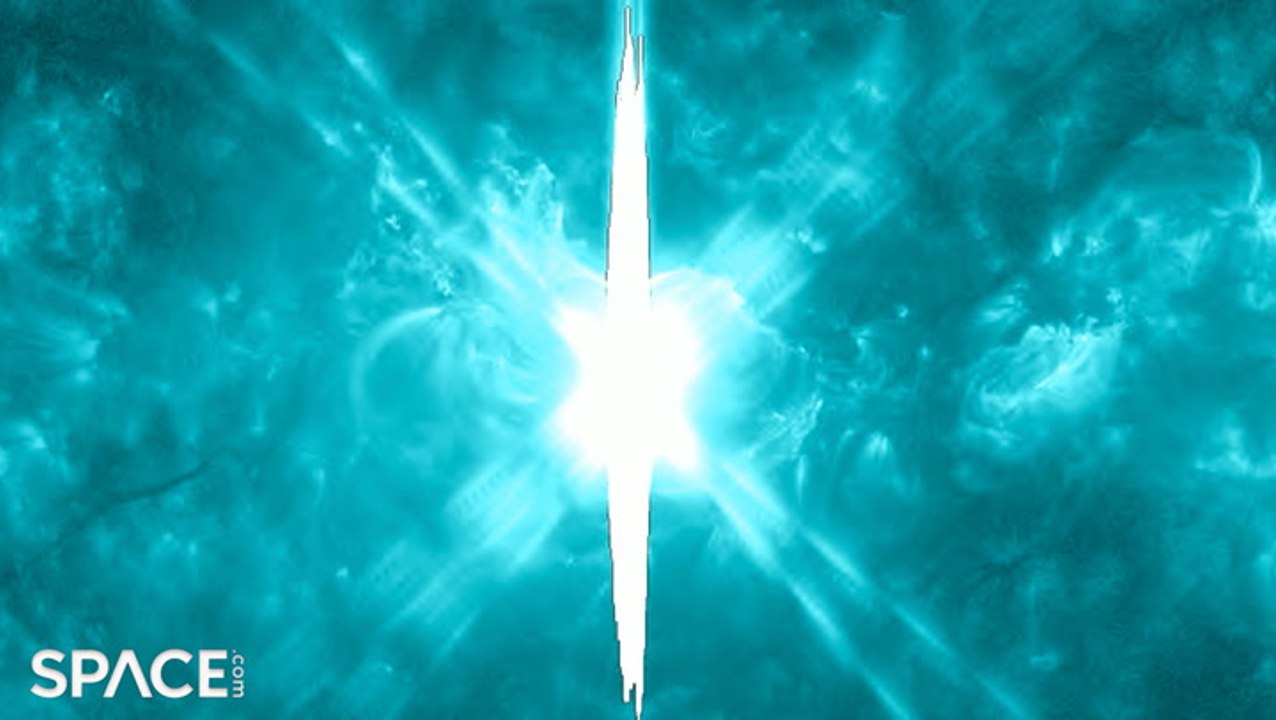 X9 Time-Lapse: Sun Unleashes The Largest Solar Flare Since 2017