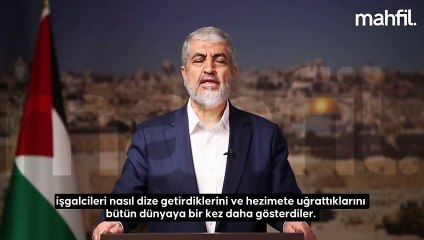 Hamas yöneticisi Halid Meşal'den Türkiye'ye çağrı
