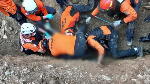 과천 오피스텔 공사장에서 50대 노동자 매몰 사고로 숨져 / YTN