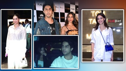 CTRL Screeing: BFF Ananya को Support करने पहुंचे Aryan, Suhana Khan, Navya Nanda और तमाम Starkids