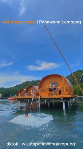 Andreas resort Yang Ada di Pulau Pahawang Lampung, Cek Vidionya!