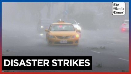 Typhoon 'Krathon' makes landfall in Taiwan, causes damage