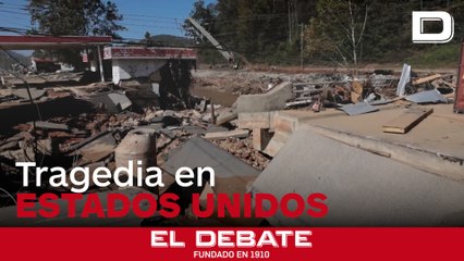 El poder destructivo de la tormenta Helene tras su paso por Carolina del Norte