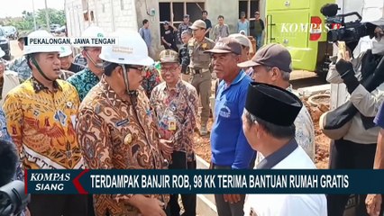 98 Keluarga Terdampak Banjir Pasang dapat Rumah Gratis, PJ Gubernur Jateng: Sudah 80 Persen!