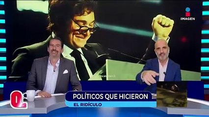 Javier Milei lo dio todo durante un mitin