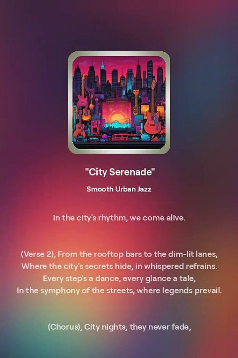 __City Serenade_