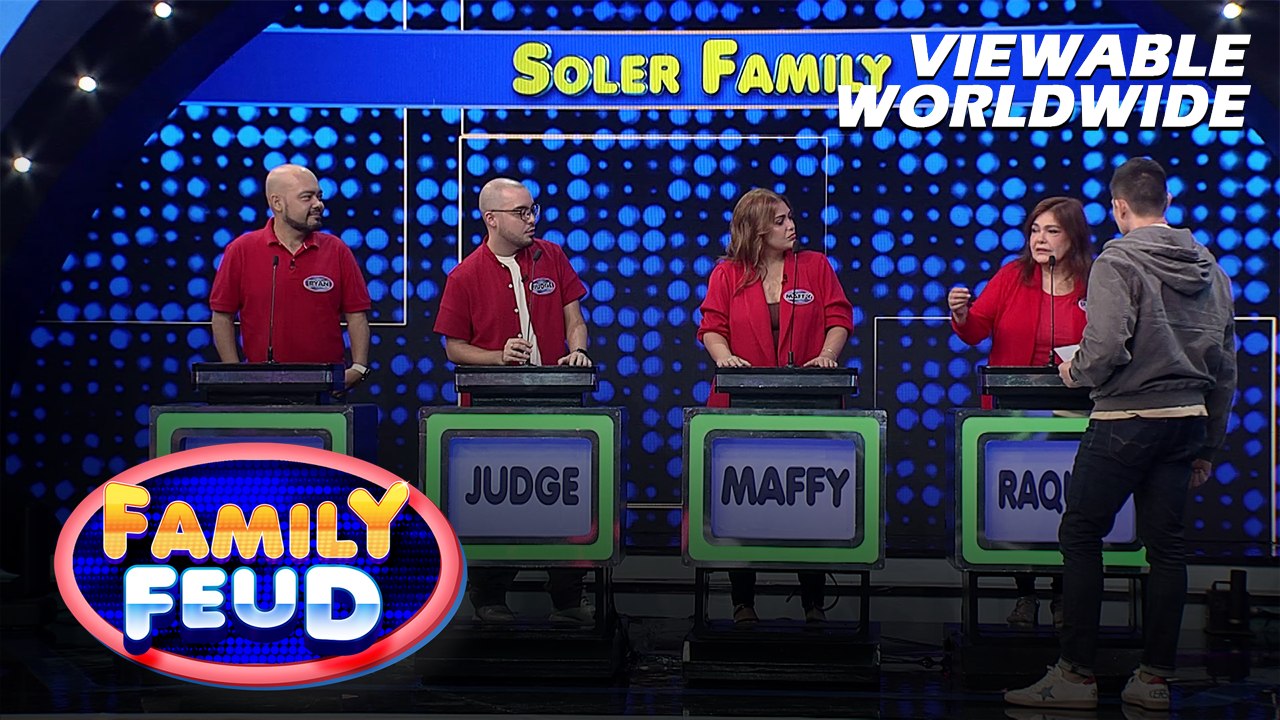 Family Feud: SOLER FAMILY, MA-SWEEP KAYA ANG MGA SAGOT SA UNANG ROUND? (Episode 578)