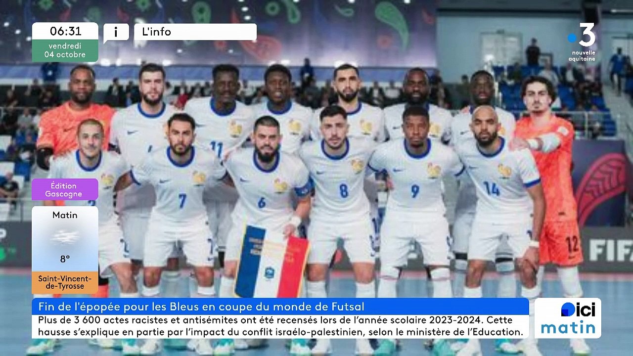 04/10/2024 - ICI Matin France Bleu Gascogne en vidéo
