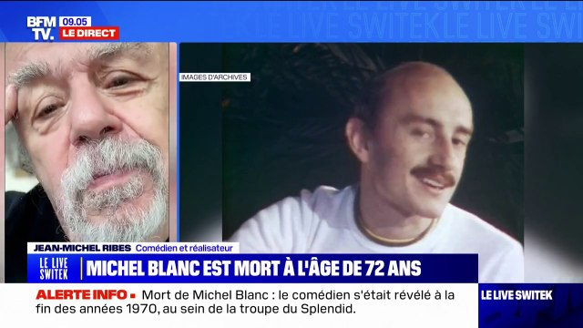 Je suis très bouleversé : Jean-Michel Ribes, comédien et réalisateur, réagit à la mort de Michel Blanc