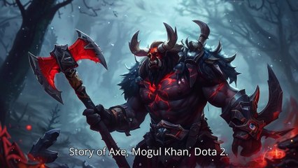 Axe Epic Story: The Bloodthirsty Legend of Mogul Khan | Dota 2 Lore