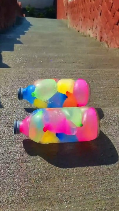 Balloons glass bottles Crushing Crunchy and Soft things