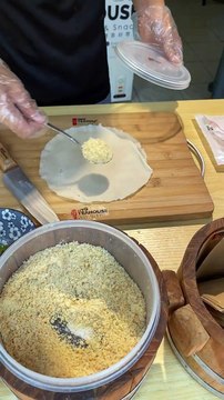 Peanut Ice Cream Roll - Thai Street Food #shortsvideo