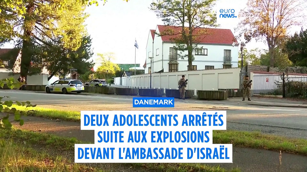 Deux adolescents suédois arrêtés à Copenhague suite aux explosions à l'ambassade d'Israël