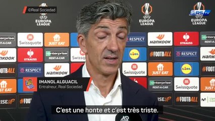 Real Sociedad - Alguacil sur les incidents avec les fans d'Anderlecht : "C'est une honte"