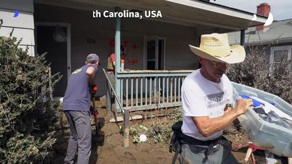 Aufräumen nach Hurrikan „Helene“ im Südosten der USA