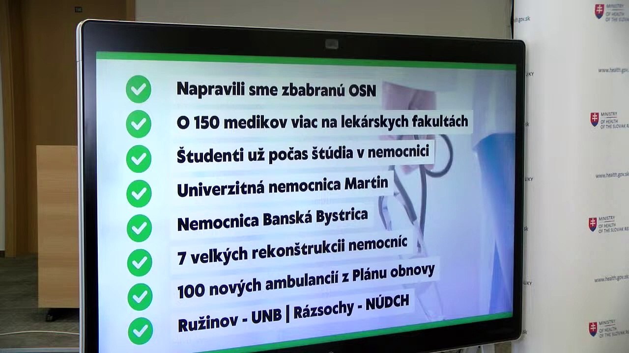 ZÁZNAM: Ministerka zdravotníctva Z. Dolinková podáva demisiu