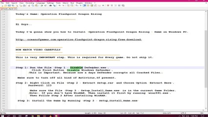 How To Install Operation Flashpoint Dragon Rising On PC Installation