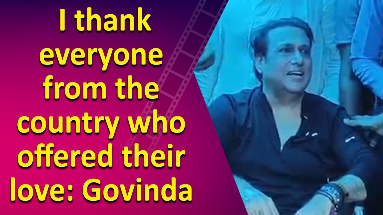 I thank everyone from the country who offered their love, prayers, and support: Govinda