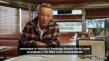 Bruce Springsteen: io voto Kamala Harris, Trump ? pericoloso