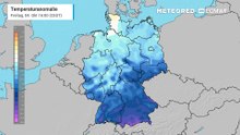 Im Südosten fällt zeitweise Regen, sonst ist es oft trocken und sogar sonnig!