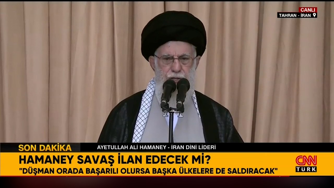 İran Dini Lideri Hamaney, 4 yıl sonra ilk kez Tahran'da Cuma Hutbesi'nde konuştu