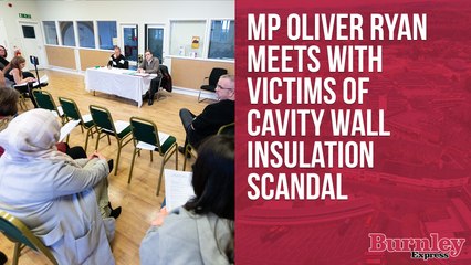 MP Oliver Ryan meets with victims of cavity wall insulation scandal