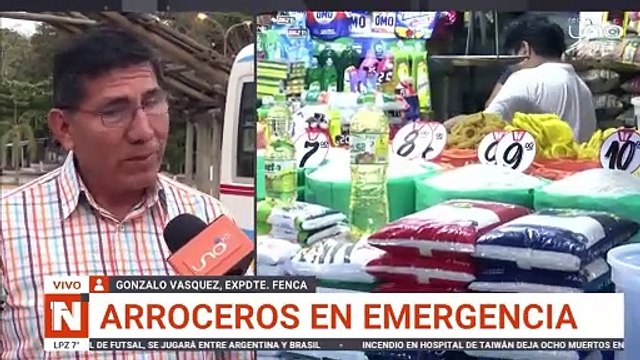 SCZ PRODUCTORES CONFIRMAN ESCASEZ DEL ARROZ POR BAJA PRODUCCIÓN