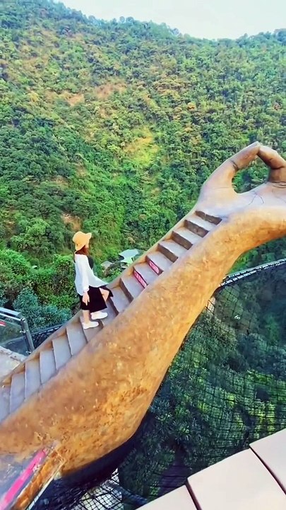 Dangerous amazing view