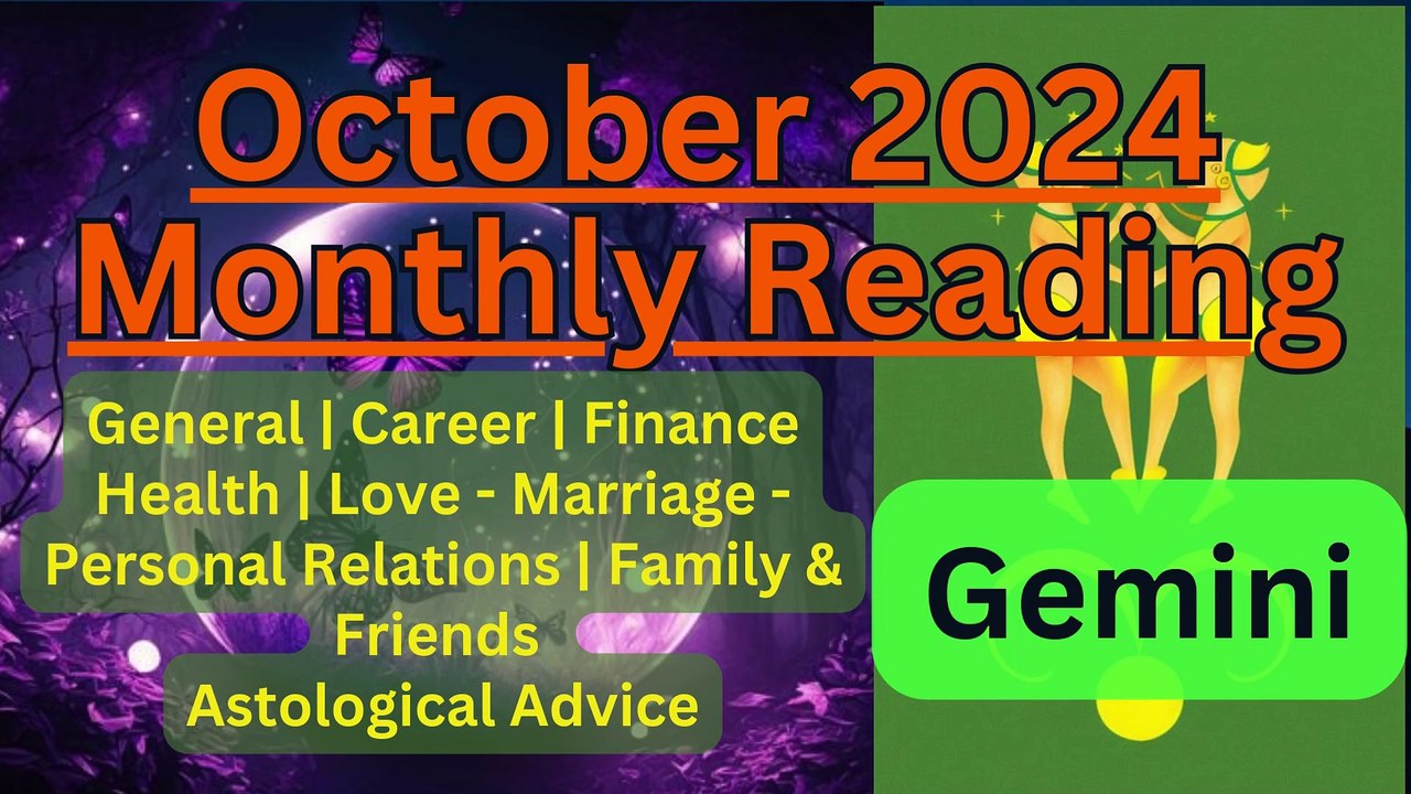 Gemini Horoscope October 2024 by Astrologer Pallav Bhatt