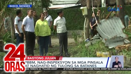 PBBM, nag-inspeksyon sa mga pinsala at naghatid ng tulong sa Batanes | 24 Oras