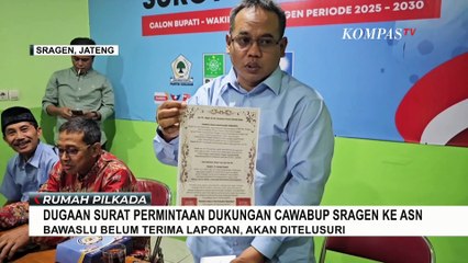Dugaan Cawabup Sragen Minta Dukungan ke ASN Lewat Surat, Bawaslu: Belum Terima Laporan