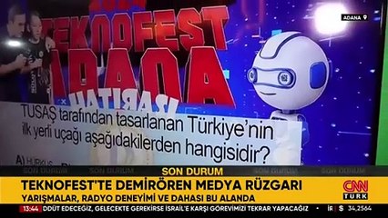 TEKNOFEST'te Demirören Medya rüzgarı