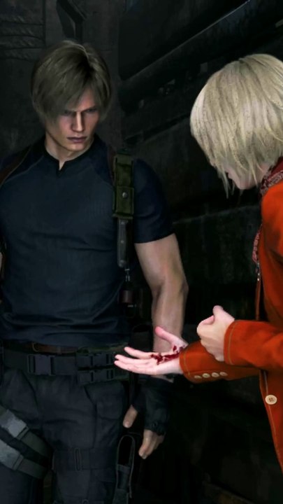 Ashley got infected with Plaga Too #residentevil4remake #gamestyphoon #shorts #plaga #Leonkennedy