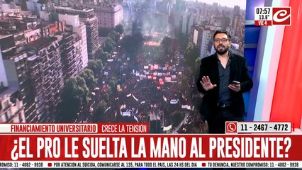 Ley de financiamiento universitario... ¿El PRO le suelta la mano al Gobierno?