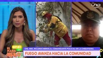 SCZ comandante policial de la Chiquitania reporta sobre los incendios