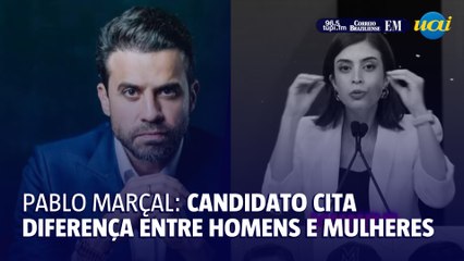 Marçal diz a diferença entre homens e mulheres