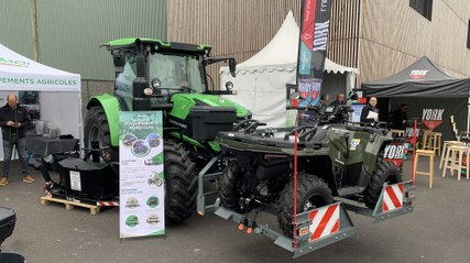 Avec le porte-quad TM 4, optimisez vos temps de pause au champ