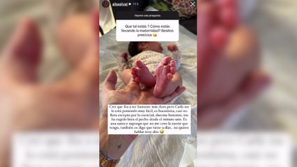 Alba Silva desvela detalles de sus primeros días como mamá y detalla su futuro próximo