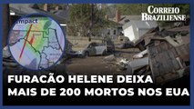 Furacão Helene deixa rastro de destruição pelo sudeste dos EUA