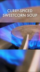 Curry-Spiced Sweetcorn Soup #shorts