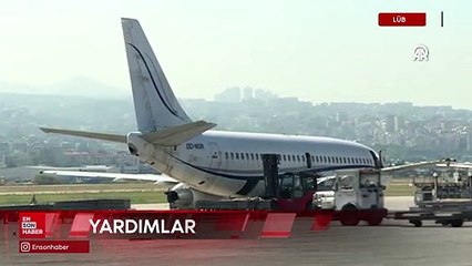 DSÖ'nün gönderdiği tıbbi yardımlar Lübnan'a ulaştı