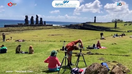 Momen Gerhana Matahari Cincin di Argentina dan Cili