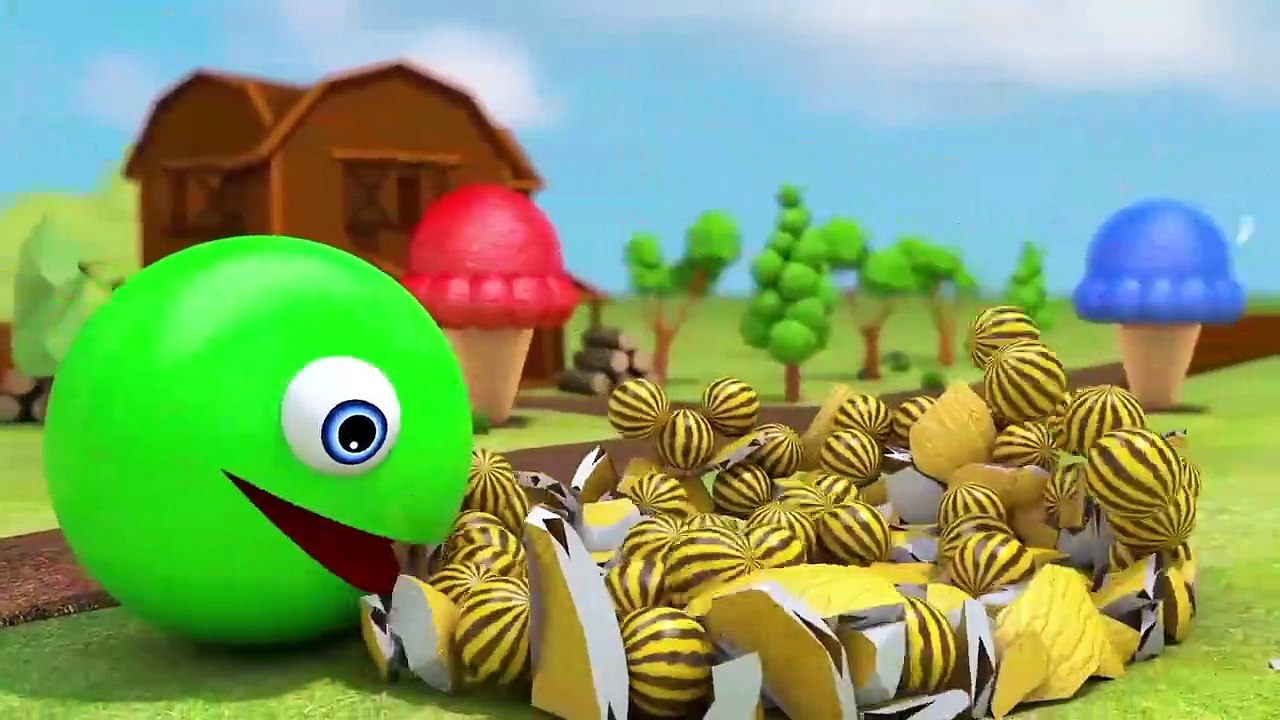 Learn Colors with PACMAN and Bunny Mold Farm  for Kid