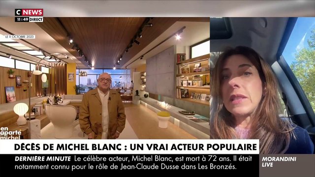 Décès de Michel Blanc - Le témoignage de Nathalie Levy qui l'avait reçu plusieurs fois dans son émission En Aparté sur Canal+ : C'était un homme timide, pudique et réservé! Mais surtout extrêmement attachant!